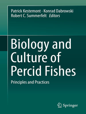 cover image of Biology and Culture of Percid Fishes
